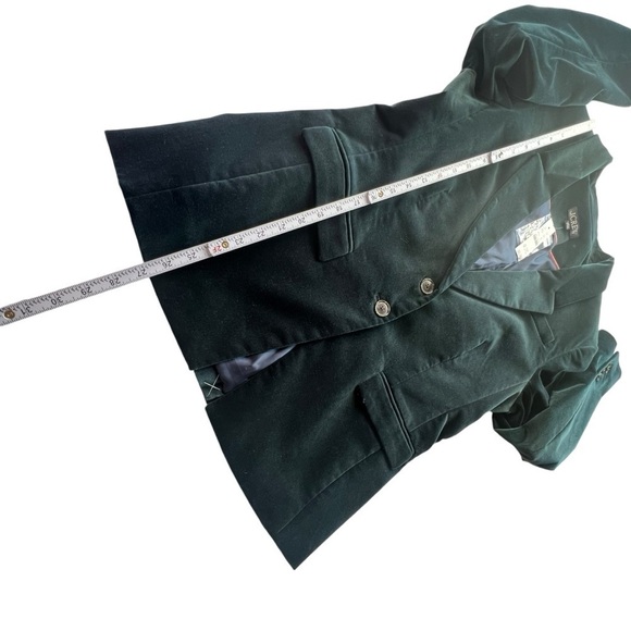 J.Crew Nipped-in Blazer in Stretch Velvet in Black Color Size 12 - Picture 9 of 13